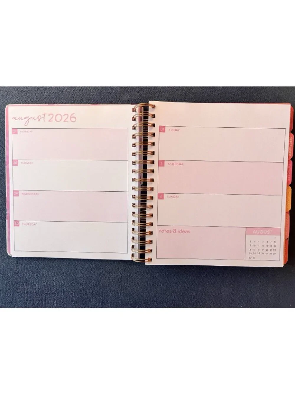 PINK COWGIRL 17 Month 2026-2027 Planner Month Day Week Organizer Planning Note
